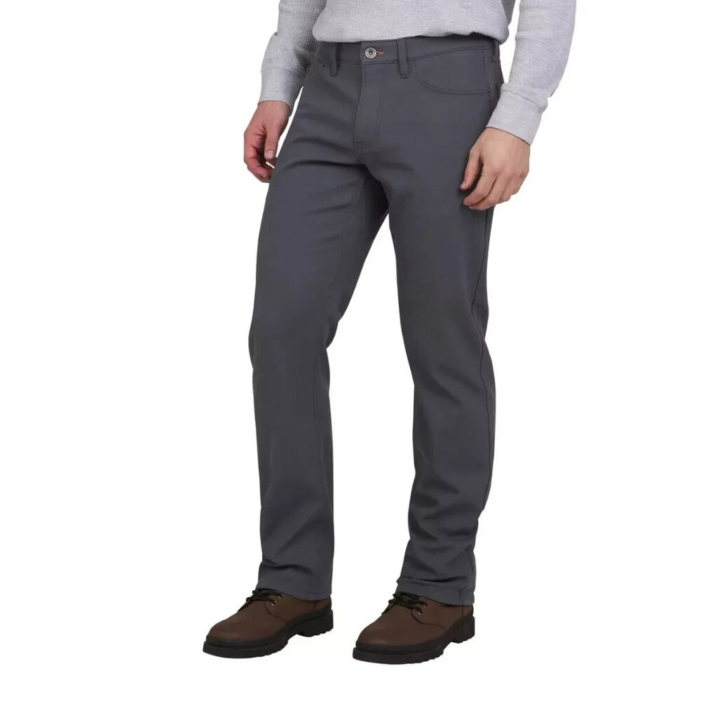 Weatherproof Vintage Men's Fleece Lined‎ Canvas Pant